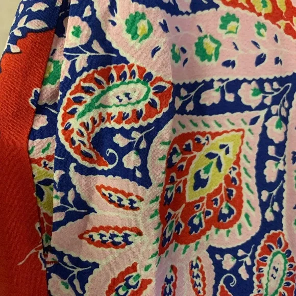 Boden Palazzo fluid crêpe trousers in the multicolored floral Presley print - Picture 6 of 12